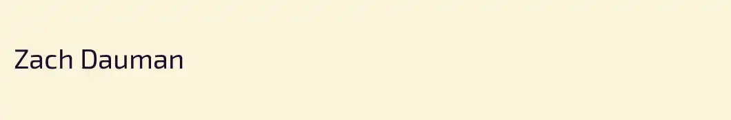 Zach Dauman